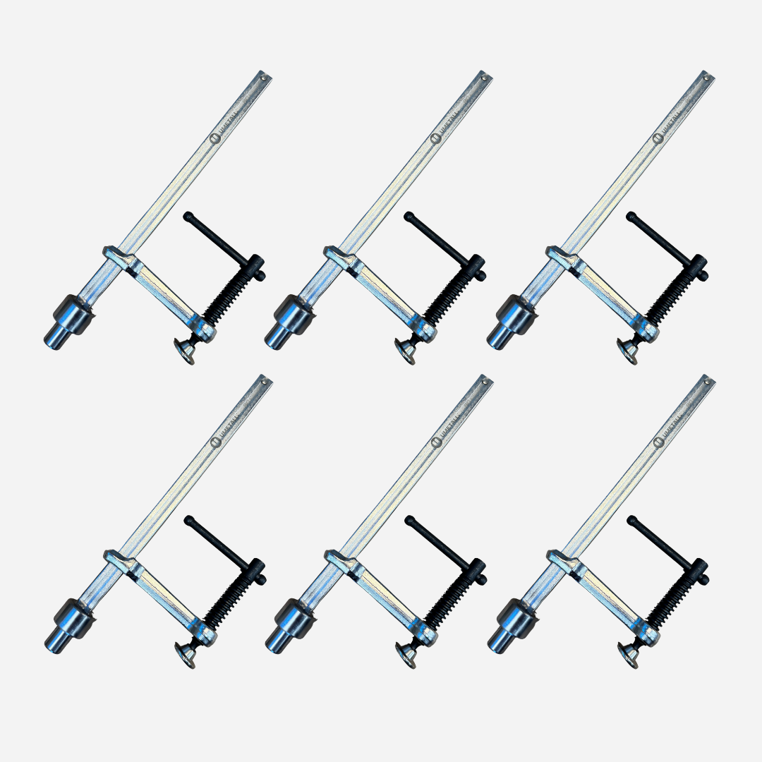 6-delige Bevestigingsklem PRO 80x300 Ø16 Set