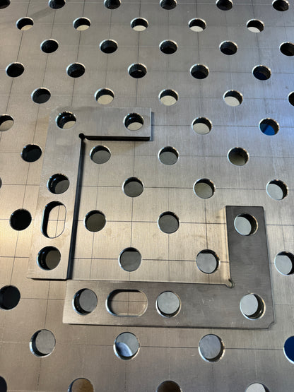 Squadra Piana 150x250 mm Ø28 10 mm