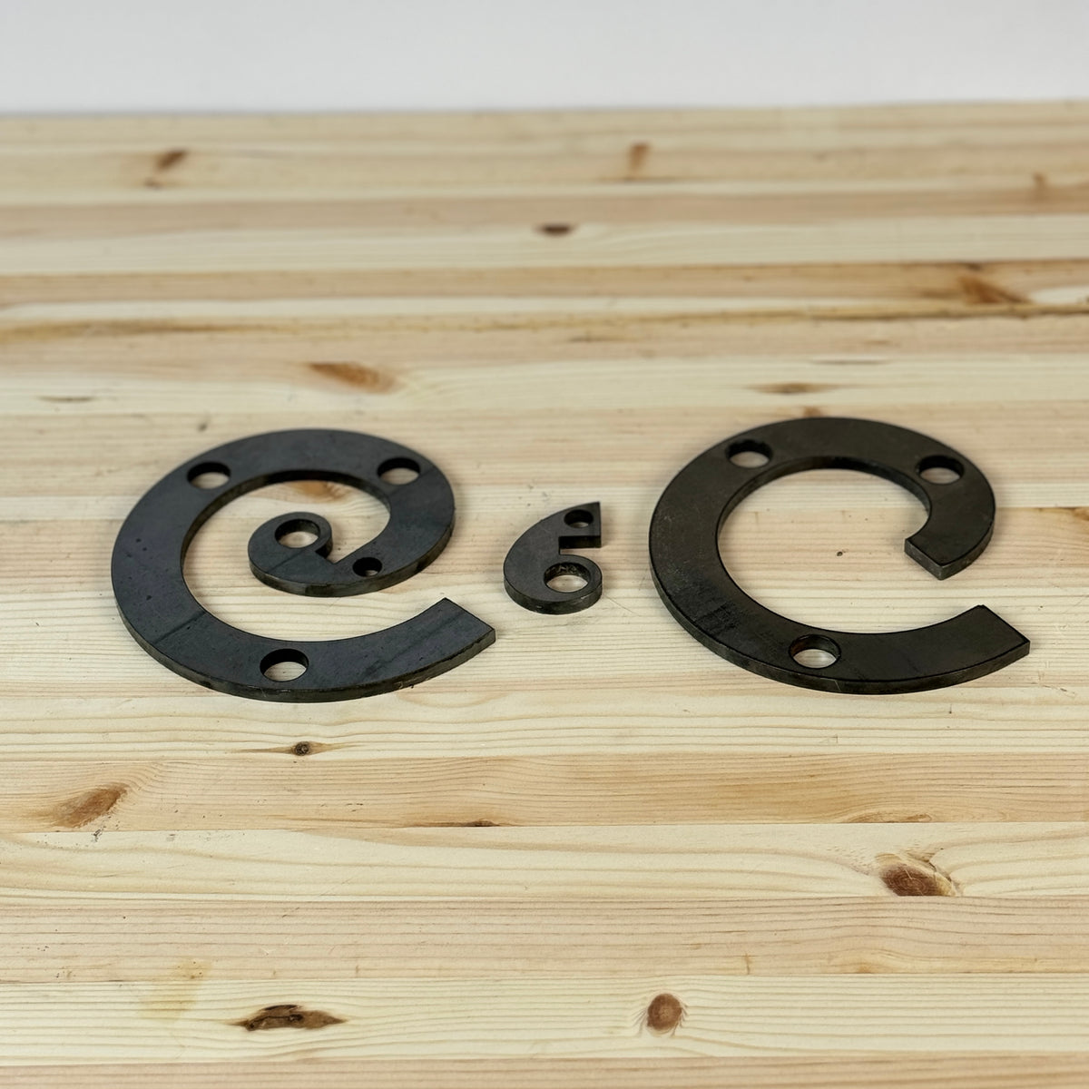 Template for bending metal items 01