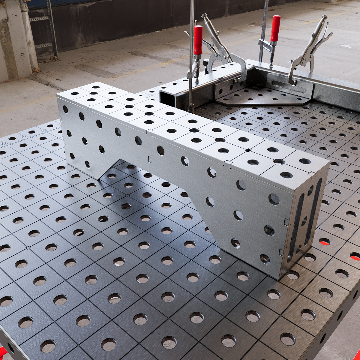 Ondersteuningsblok 500x100x150 6 mm 