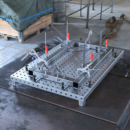 Lassentafelblad MasterPlat MAX 1200x800 met Hoekbeugels 