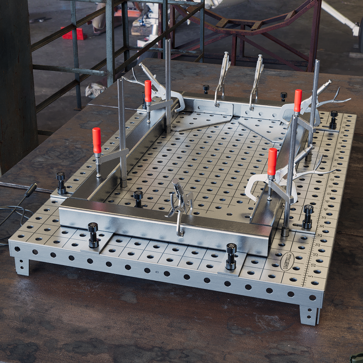 Lassentafelblad MasterPlat MAX 1200x800 met Hoekbeugels 