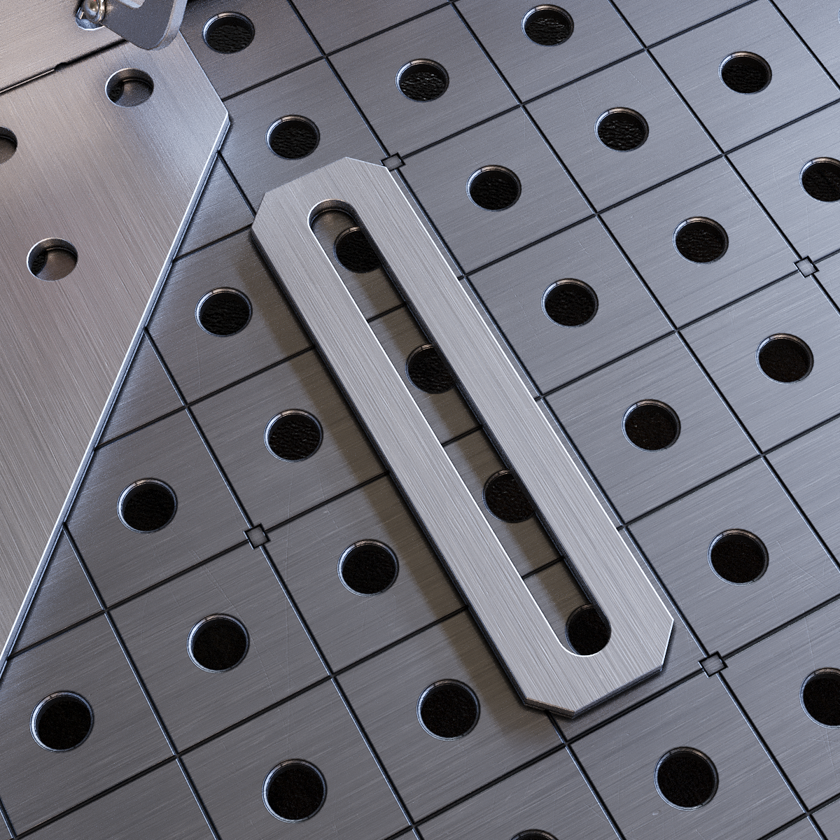 Universele Stopstang 200x50 6 mm 