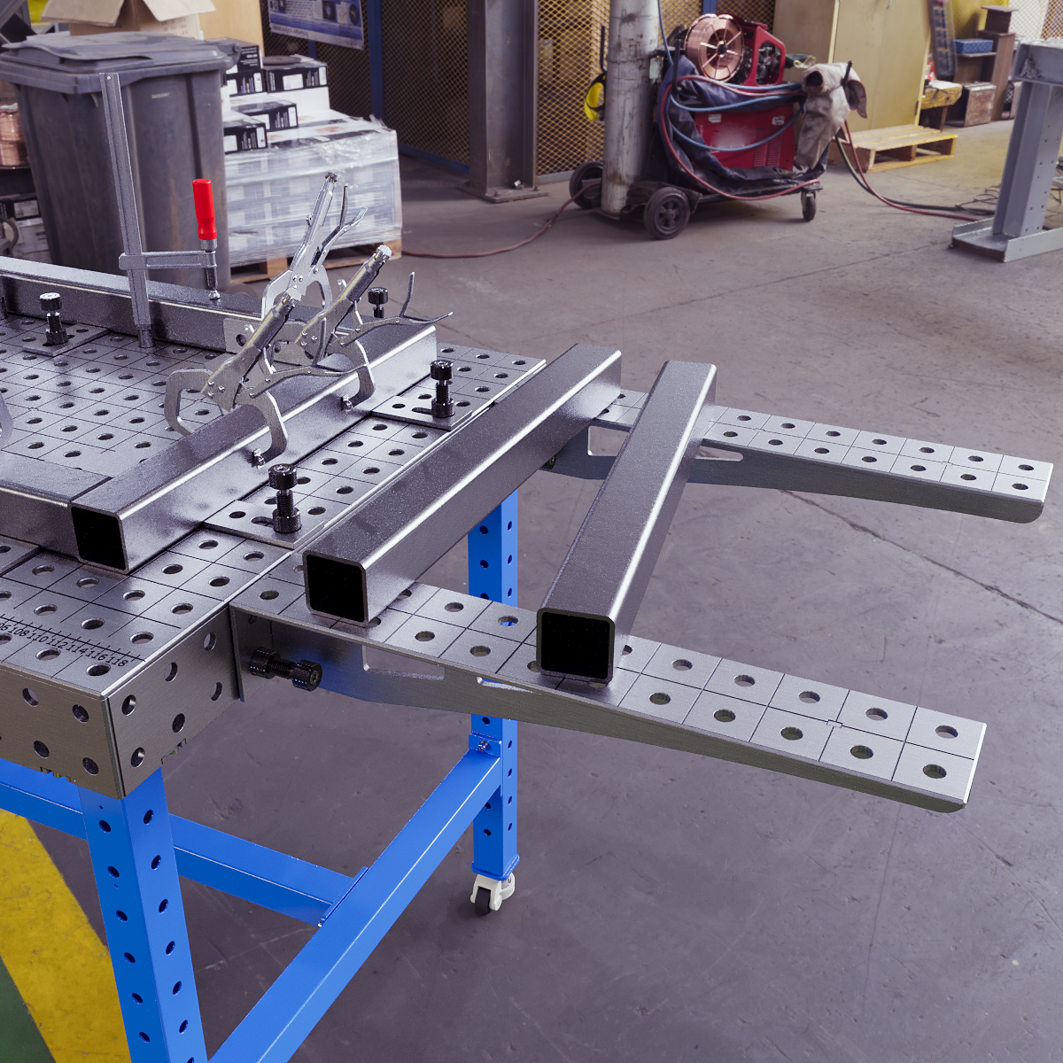 Las Tafel Uitbreiding 600x100x100 6 mm 