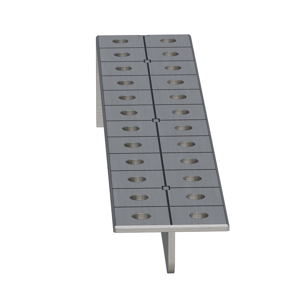 Las Tafel Uitbreiding 600x100x100 6 mm 
