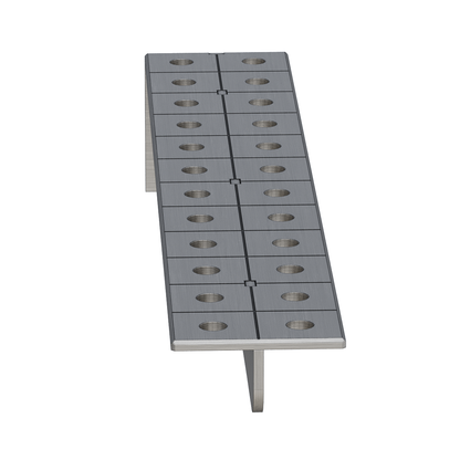 Las Tafel Uitbreiding 600x100x100 6 mm 