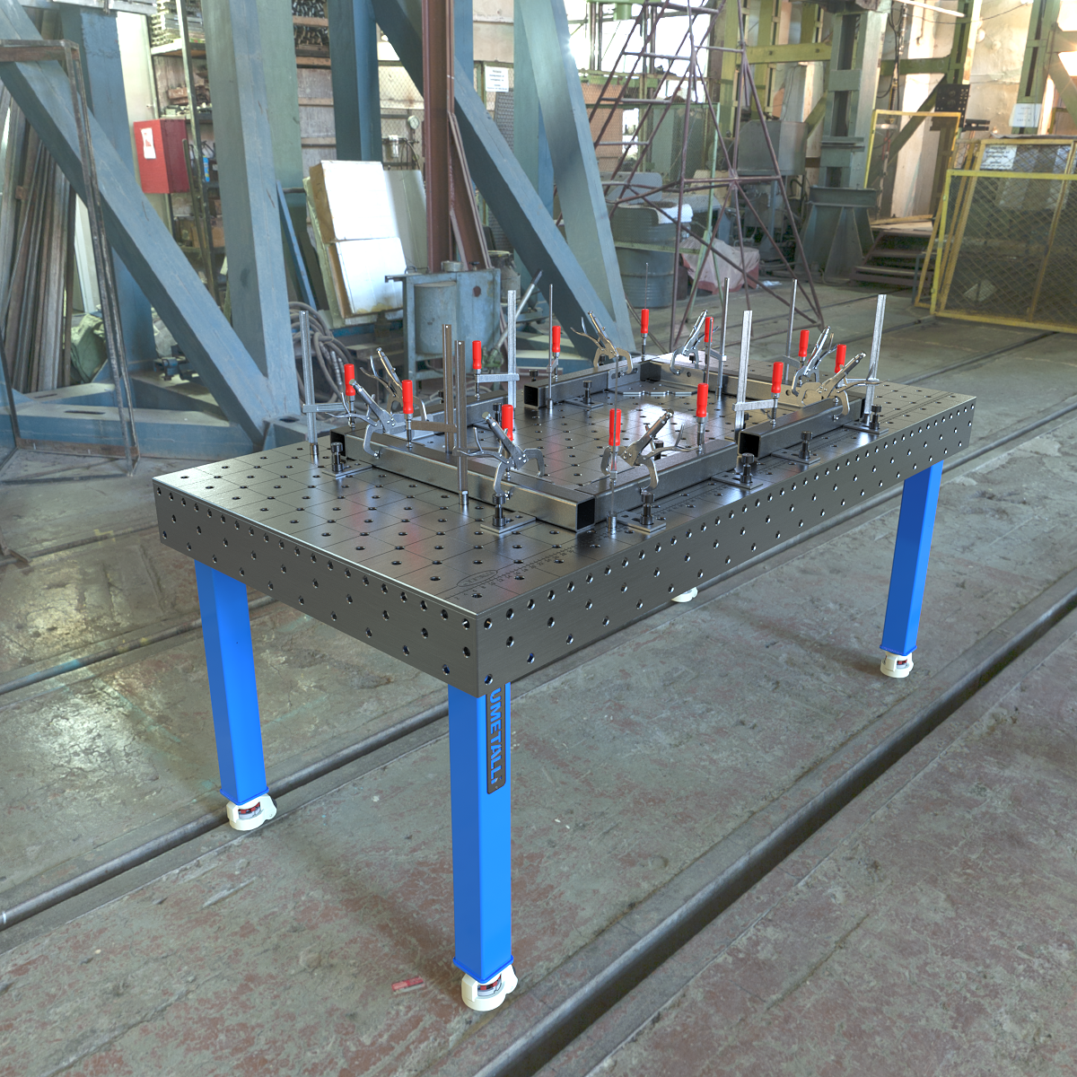 Welding Table PRO 10 2000x1000 Chess Mobile