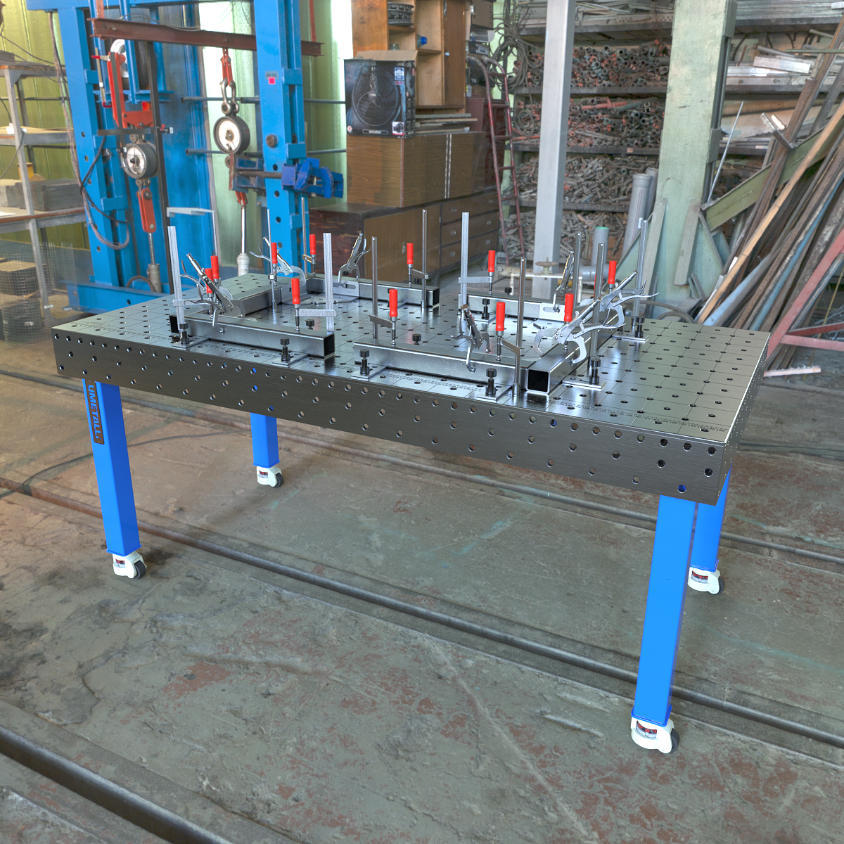 Welding Table PRO 10 2000x1000 Chess Mobile