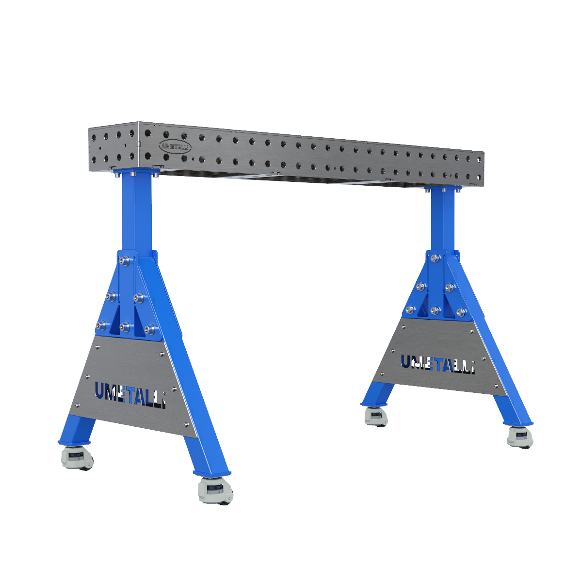 Lassupport 1200x200x100 op wielen 