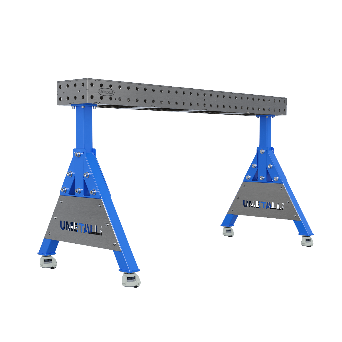 Lassupport 1450x200x100 op wielen 
